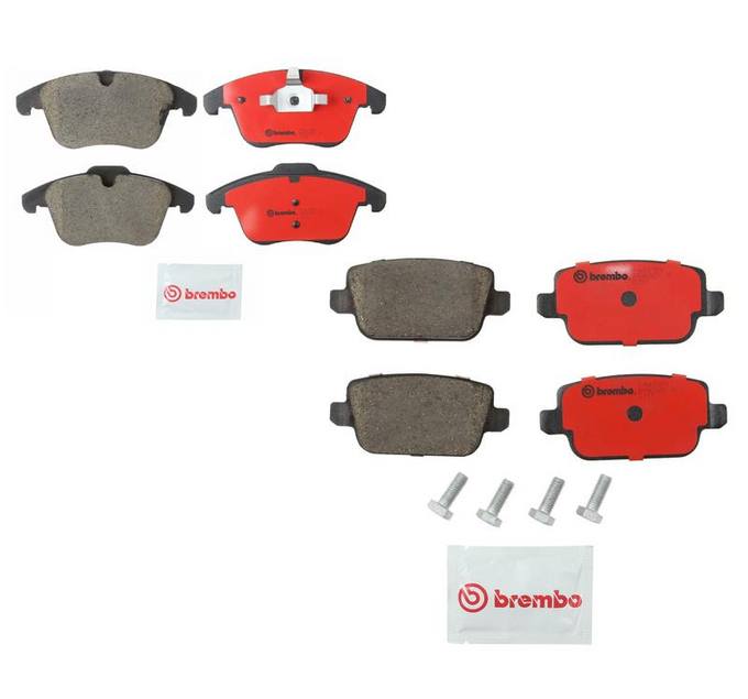 Land Rover Brakes Kit Brembo Pads Front and Rear (Ceramic) LR027309